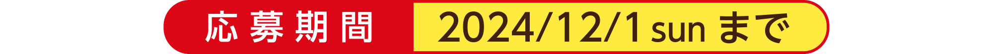 応募期間は2024/12/1まで